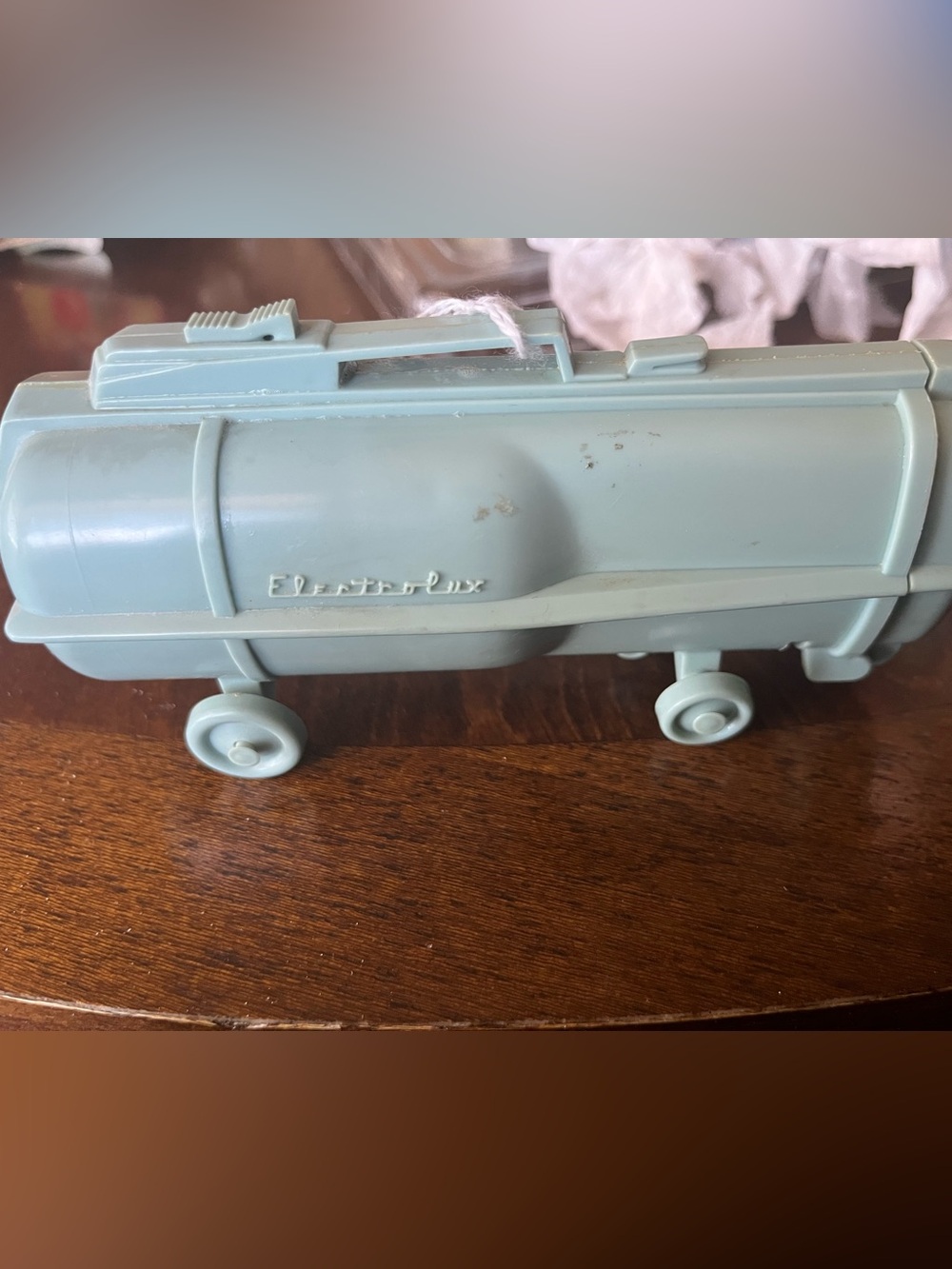 Electrolux Vintage Toy Tank in Light Aqua